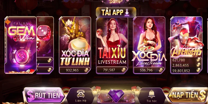 Game bài ở Gemwin trở thành điểm lý tưởng cho anh em đam mê