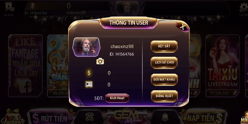 Cổng game cho phép sử dụng nhiều cách thanh toán